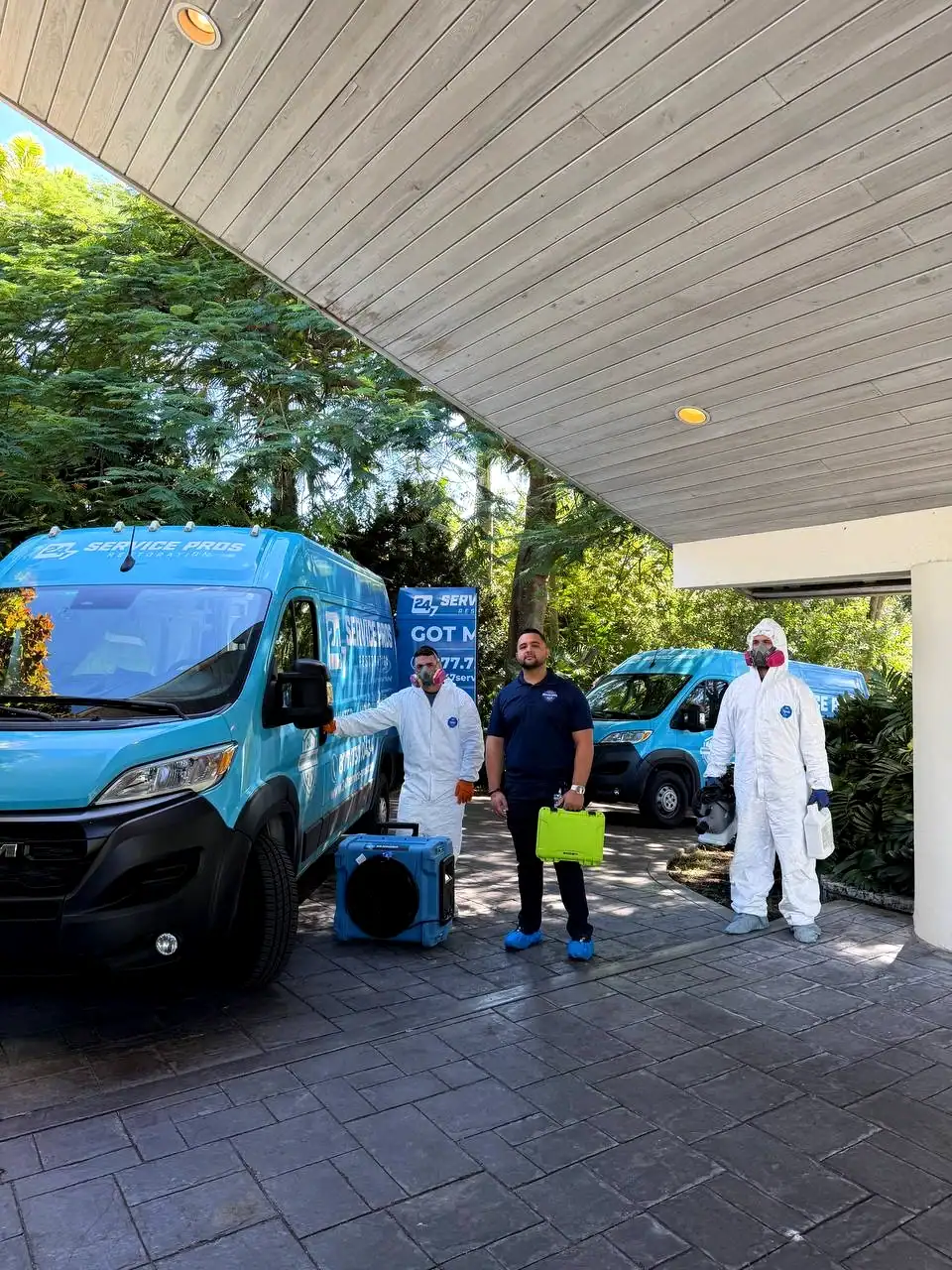 24/7 Service Pros service vehicle ready for emergency calls in Hollywood, FL
