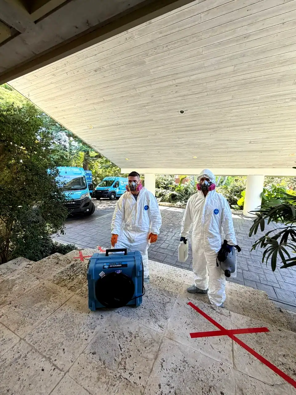 24/7 Service Pros restoration van — Sewage Cleanup