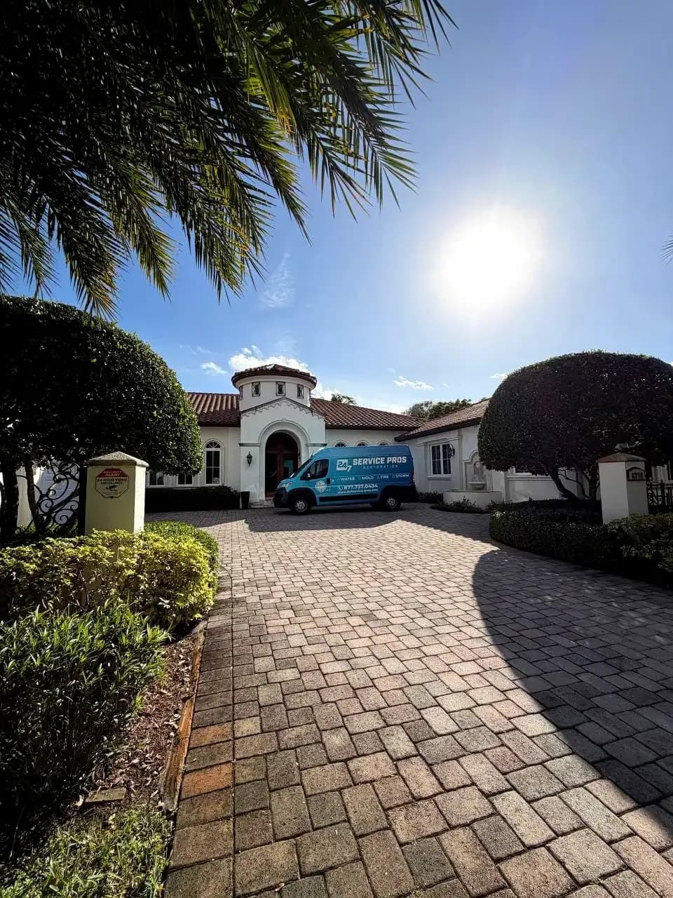 24/7 Service Pros restoration van — Coral Springs South Florida